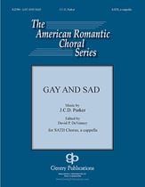 Gay and Sad SATB choral sheet music cover